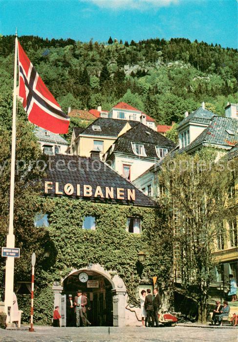 Bergen Norwegen Floibanenstasjonen