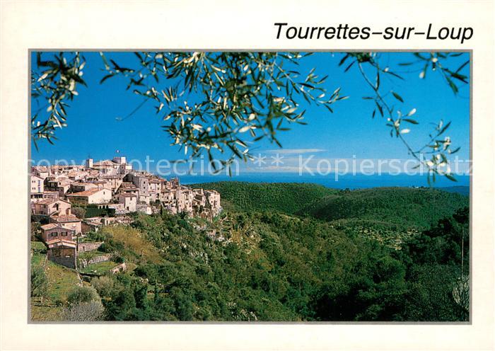 Tourrettes sur Loup Vue generale