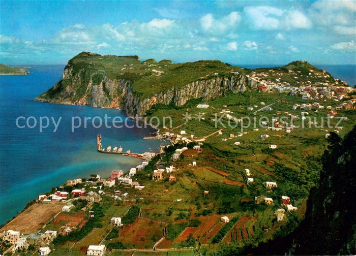 Capri Panorama dalla strada per Anacapri
