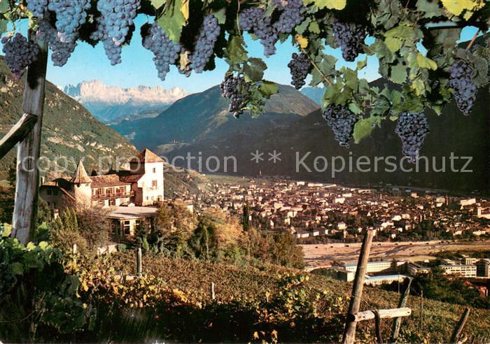 Bozen Suedtirol mit Rosengarten