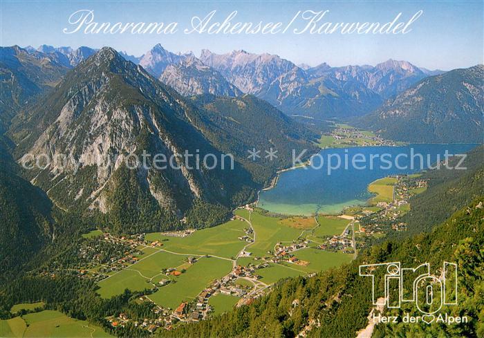 Achensee Maurach-Pertisau Karwendelgebirge Fliegeraufnahme