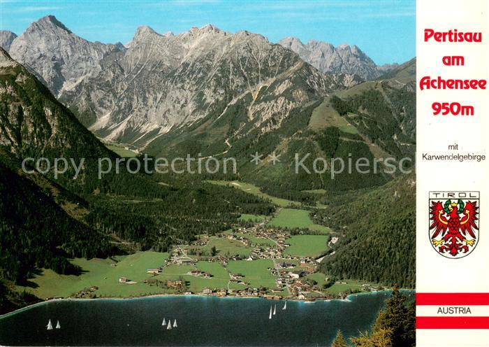 Pertisau Achensee Fliegeraufnahme
