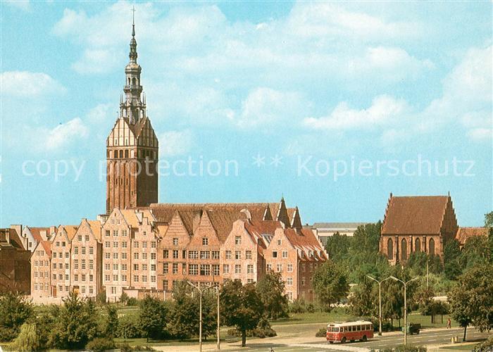 Elblag Zabytkowe kamieniczki Mikolaja