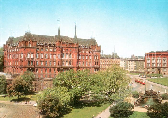 Szczecin Stettin Plac Tobrucki Czerwony Ratusz