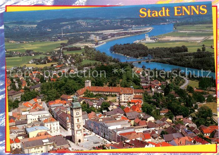 Enns Fliegeraufnahme