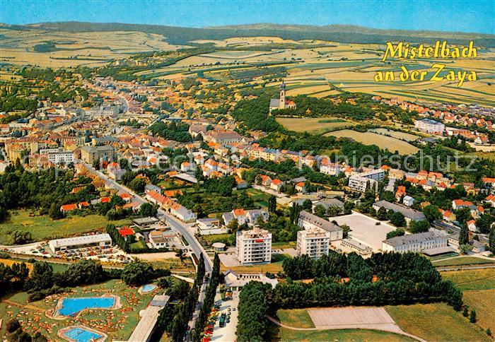 Mistelbach Niederoesterreich Fliegeraufnahme