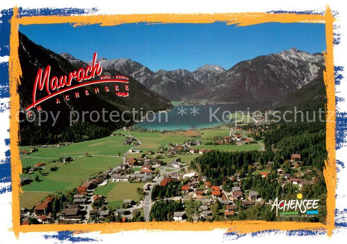 Maurach Achensee Fliegeraufnahme