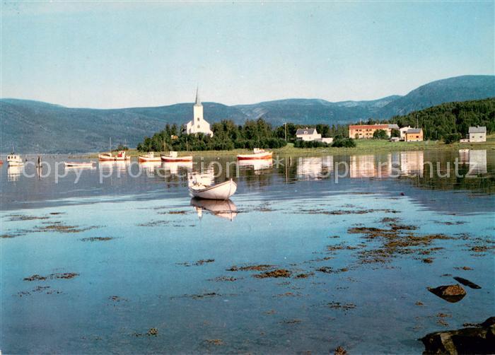 Rosvik med kirken