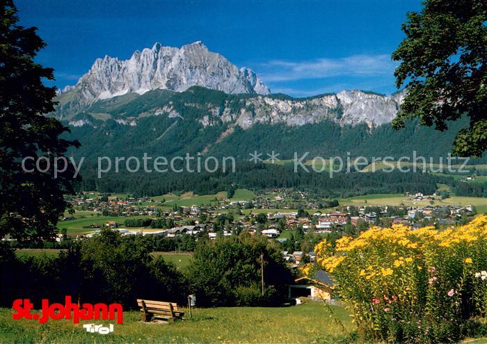 St Johann Tirol mit Wildem Kaiser