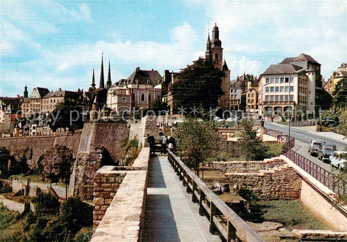 LUXEMBOURG  Luxemburg Les vestiges des rochers du Bock