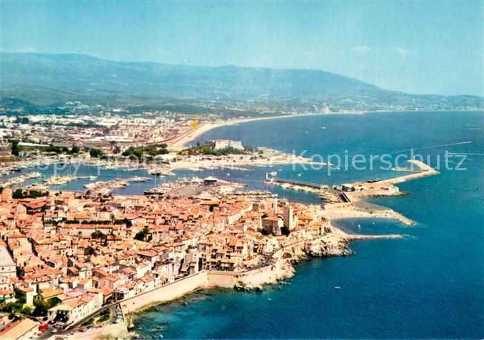 Antibes Alpes Maritimes Fliegeraufnahme des Remparts Fort Carr