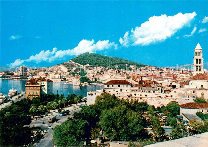 Split Spalato Hafenpartie