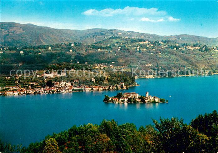 Lago d`Orta Fliegeraufnahme Ortasee