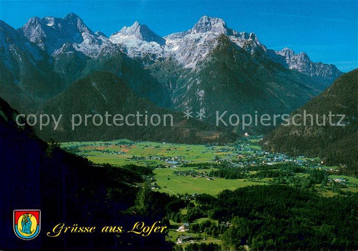 Lofer Talbecken mit Steinbergen Saalachtal