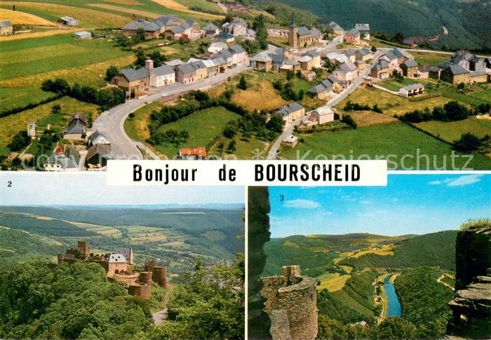 Bourscheid Luxembourg Fliegeraufnahme Chateau Plage