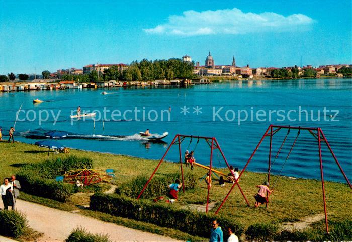 Mantova Visto dalla Canottieri Mincio Kinderspielplatz