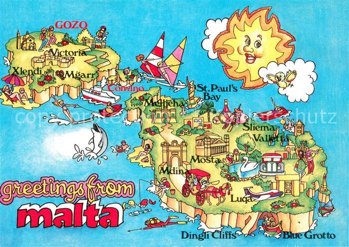 Malta Lageplan