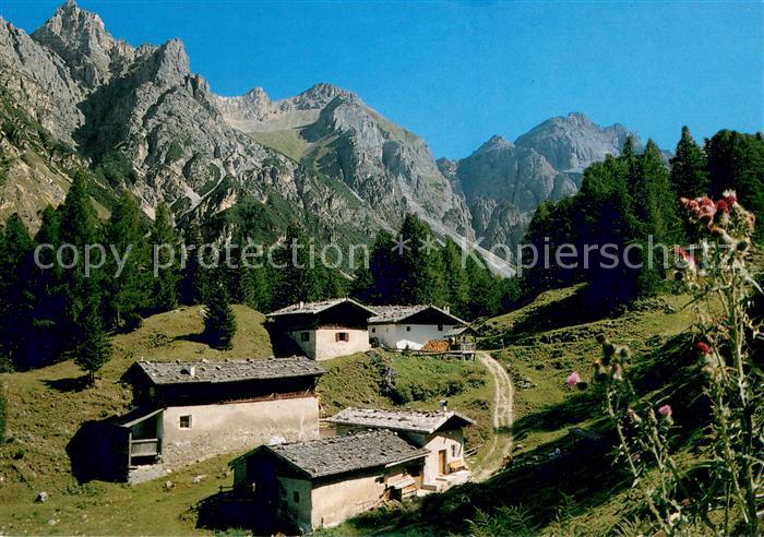 Herzebenalm mit Kirchdachspitze Hammerspitze Wasenwand Roter Kopf