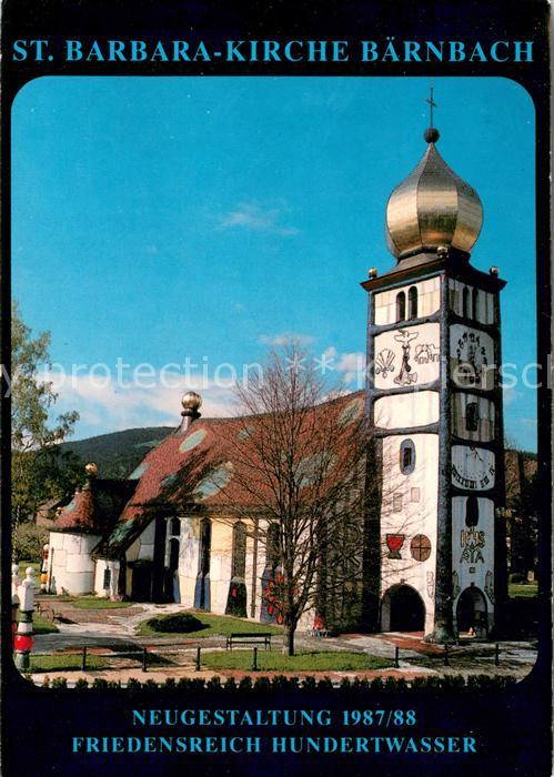 Baernbach Steiermark St Barbara Kirche