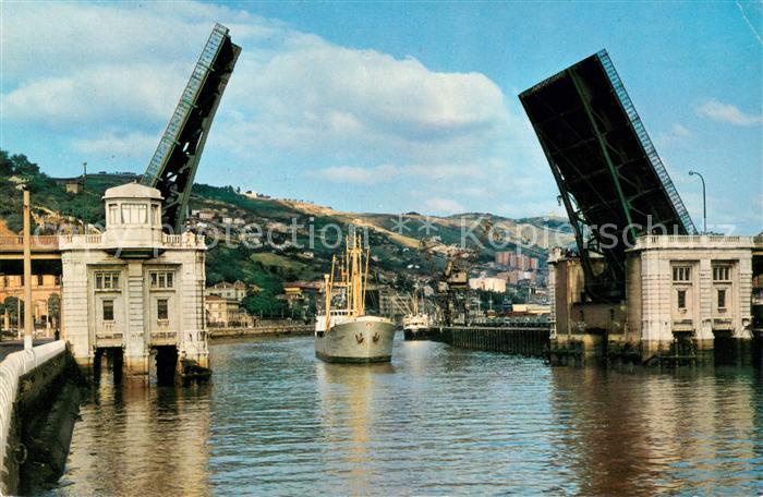 Bilbao Espana Puente basculante del Generalisimo