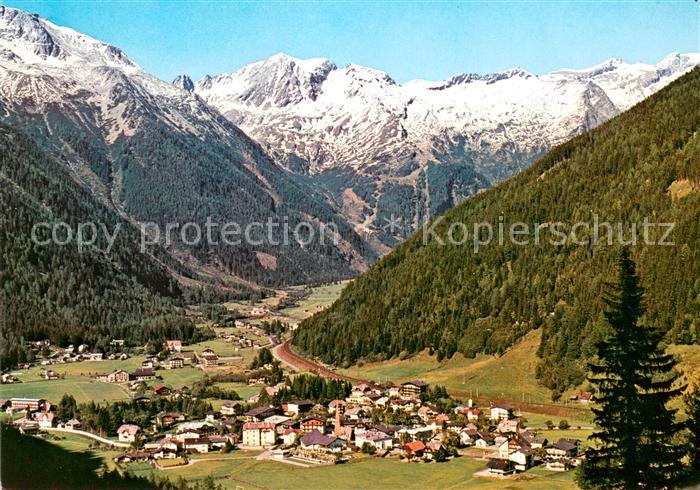 Mallnitz Kaernten Panorama mit Schoenbretterspitze