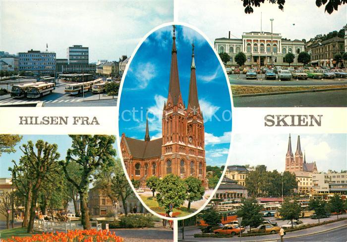 Skien Teilansichten Kirche