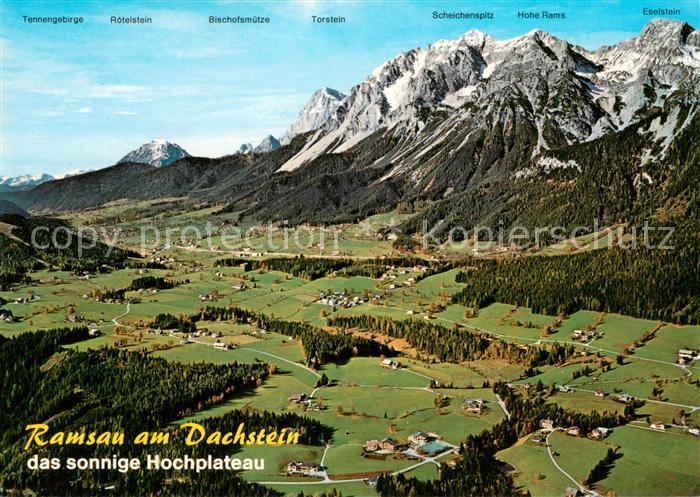 Ramsau Dachstein Steiermark Fliegeraufnahme mit Dachsteinmassiv