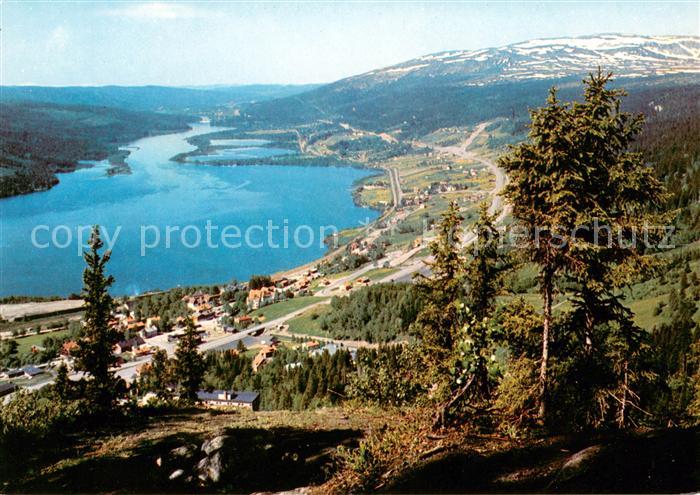 Norrland Schweden Are utsikt fran Nalleklippan Totthummeln Aresjoen Indalsaelven