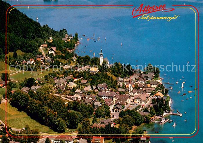 Attersee Fliegeraufnahme