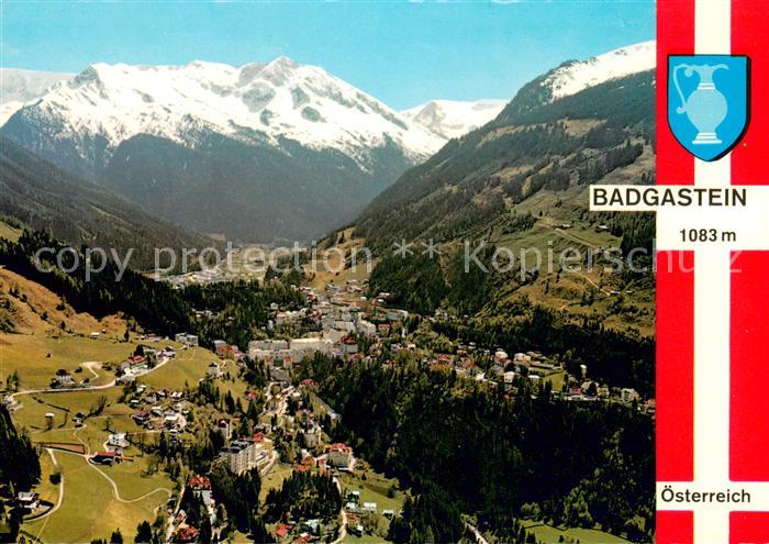 Badgastein Fliegeraufnahme mit Radhausberg