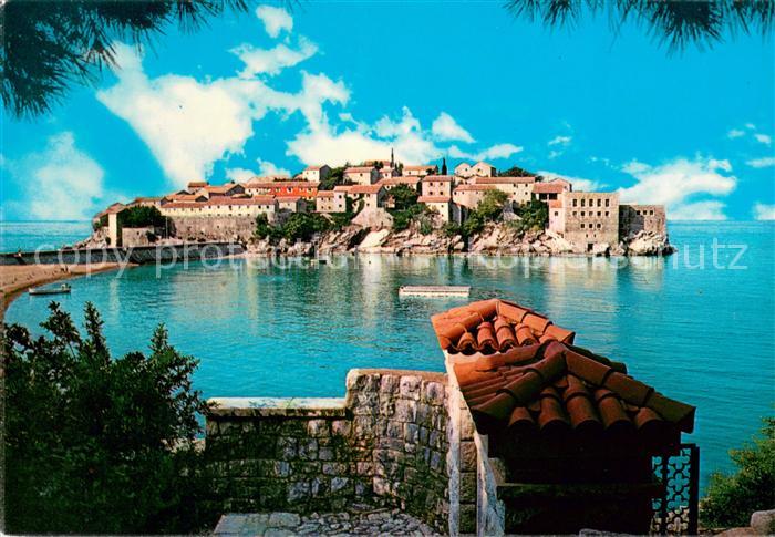 Sveti Stefan Schloss Panorama