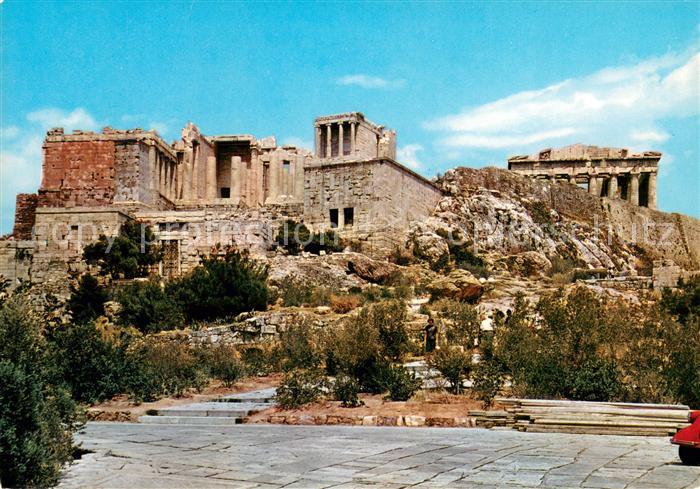 Athen Griechenland Aufgang zur Akropolis