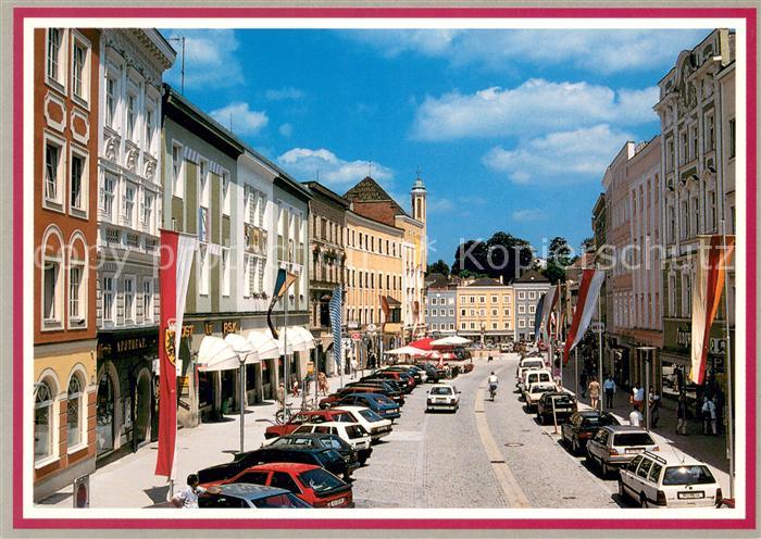 Ried Tirol Hauptplatz mit Rathaus