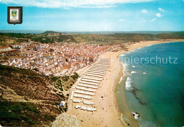 Nazare Portugal Fliegeraufnahme