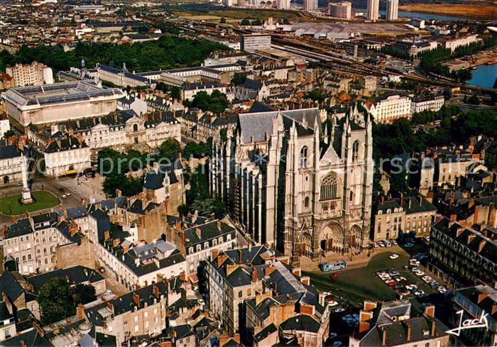 Nantes Loire Atlantique La cathedrale Vue aerienne