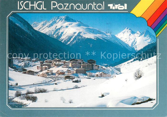 Ischgl Paznauntal Winterpanorama