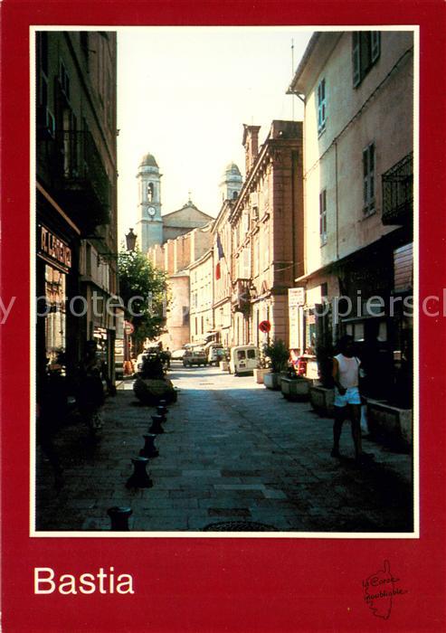 Bastia Hotel de ville et l’eglise Saint Jean Baptiste