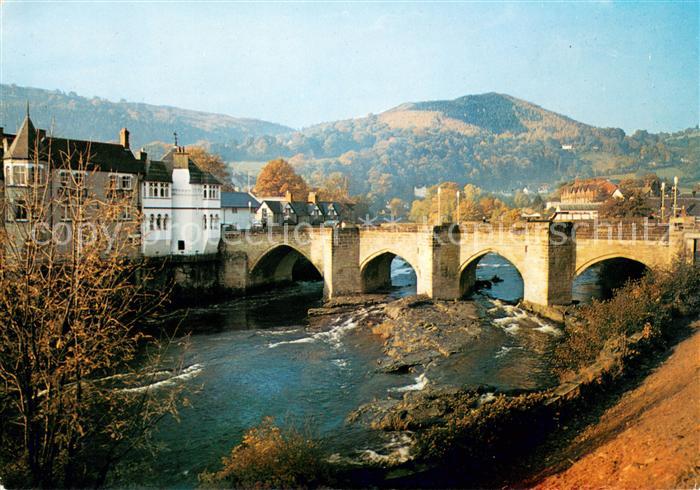 Llangollen Bridge over the River Dee