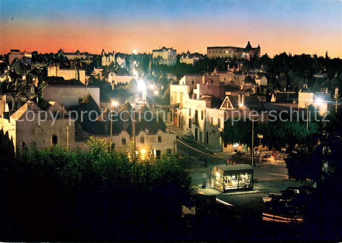 Alberobello Panorama dei Trulli Visione Notturna