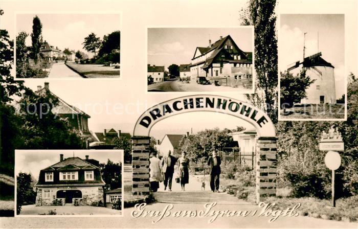 Syrau Vogtland Drachenhoehle Eingangsgebaeude Tropfsteinhoehle