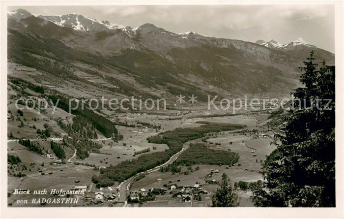 Hofgastein Panorama Talblick Alpen