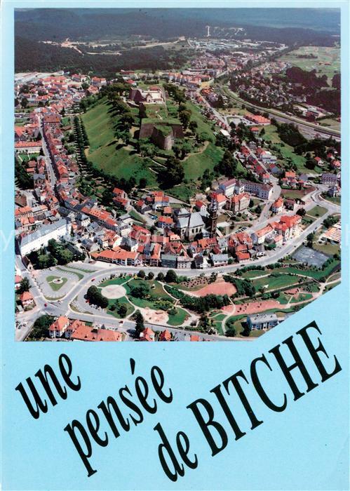 Bitche Moselle Fliegeraufnahme