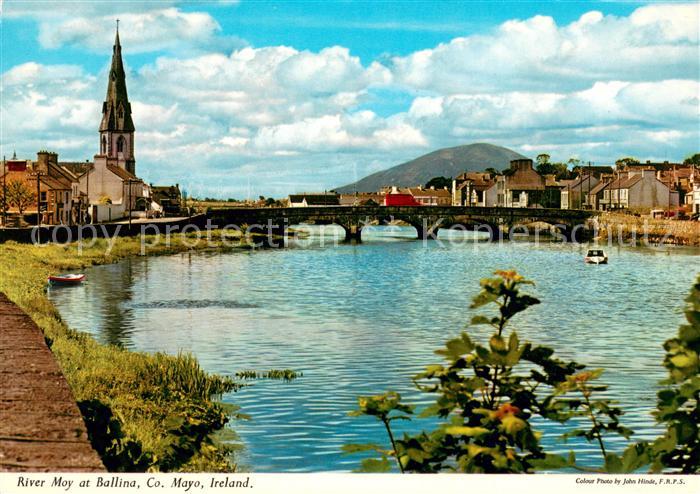 Ballina Mayo River Moy Bridge Church