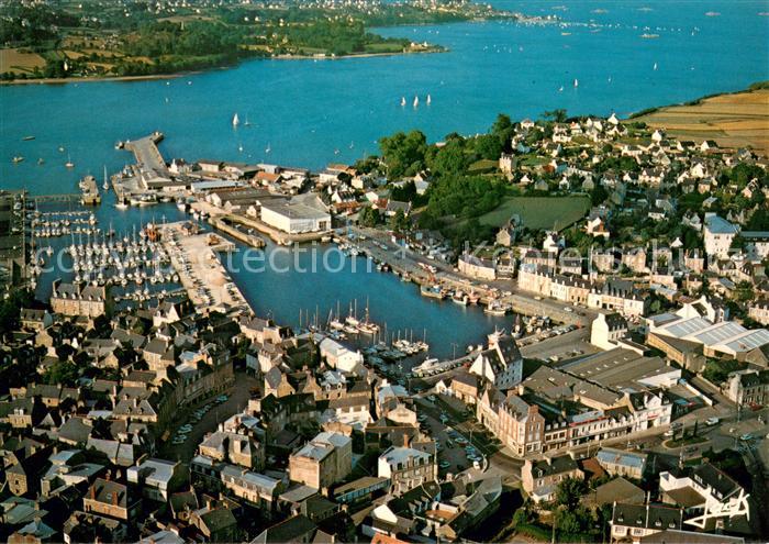 Paimpol Vue aérienne sur la ville et le port
