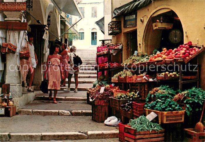 Corfu Korfu Markt