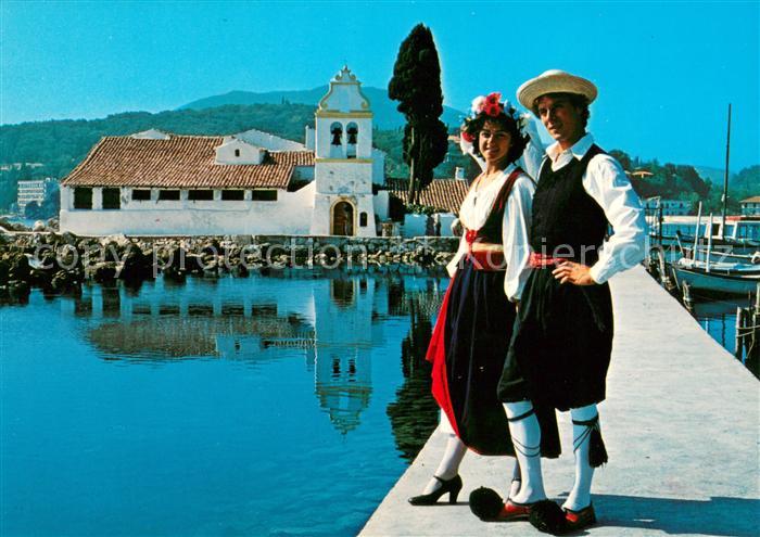 Corfu Korfu Local costumes Trachten
