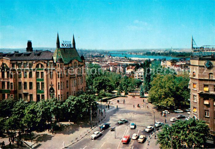 Beograd Belgrad Stadtpanorama Blick zur Donau