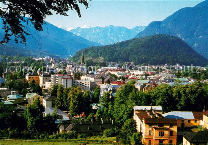 Bad Ischl Salzkammergut Gesamtansicht mit Alpenpanorama