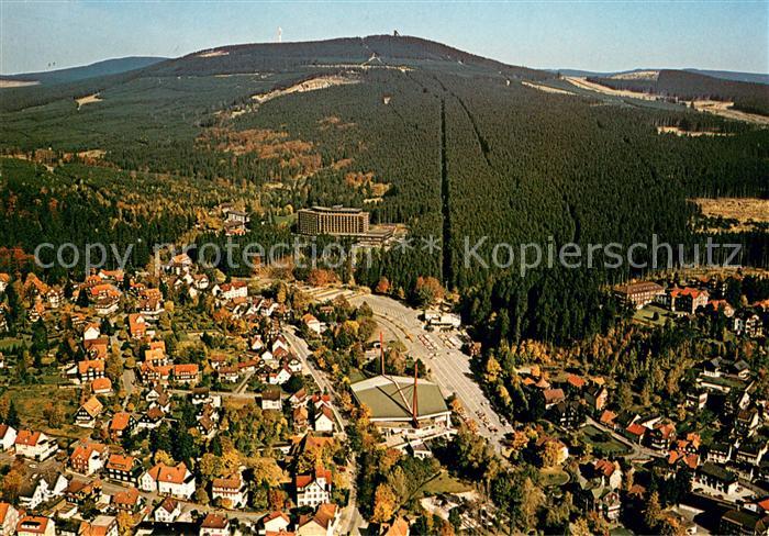 Braunlage Eisstadion Seilbahn Hotel Maritim Wurmberg Fliegeraufnahme