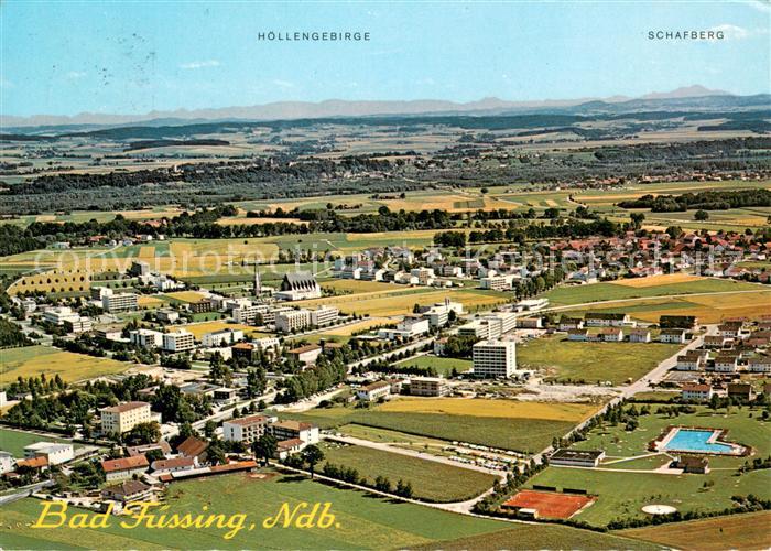Bad Fuessing Kurort Schwefeltherme mit Safferstetten Alpenblick Hoellengebirge S
